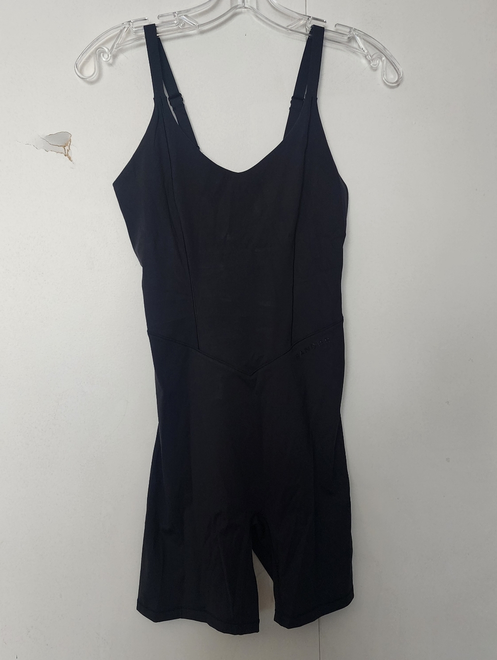 Bandier Sleeveless Active Romper Black XS NWT Fitness Yoga Pilates Minimalist